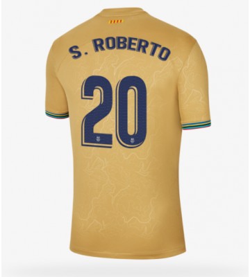 Barcelona Sergi Roberto #20 Bortedrakt 2022-23 Kortermet